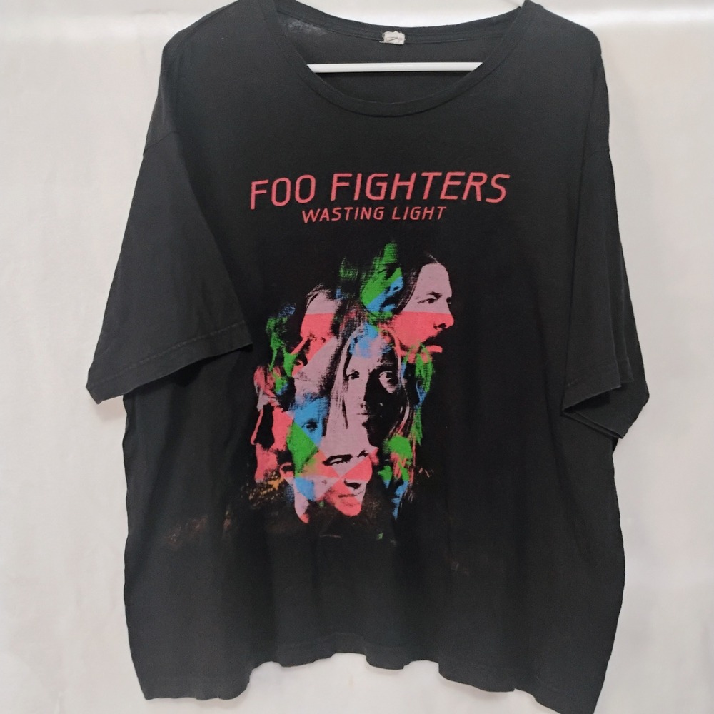 Foo Fighters Wasting Light 2011 Summer Fall Tour Shirt Mens XL Graphic Tee Z